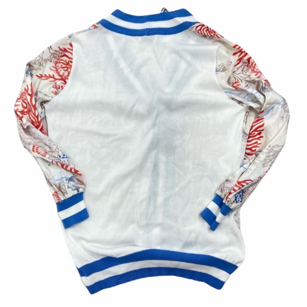 Weill Paris NWT Cardigan ocean coral print 42/10 - Picture 4 of 12